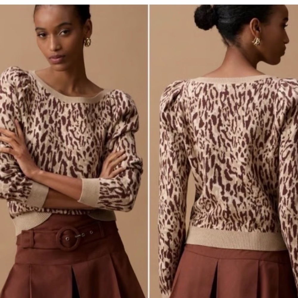 NWOT! ANTHROPOLOGIE MAEVE PUFF SLEEVE SWEATER